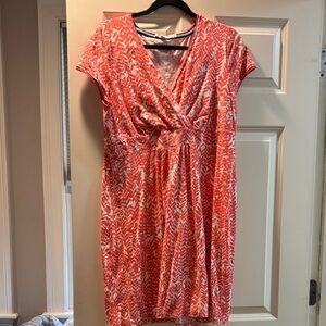Boden Pink Patterned Dress